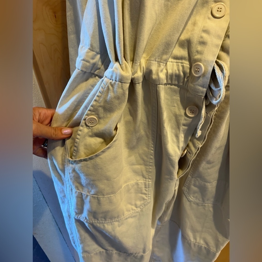 overlover twill milk jumpsuit size M overalls one piece - Picture 6 of 11
